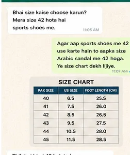 Customer WhatsApp review 8 for UrbanSteps handmade Arabic sandals